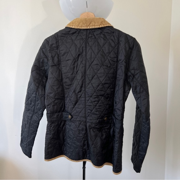 Ladies Barbour Jacket in Black and Gold - US Size 8 - Picture 5 of 8